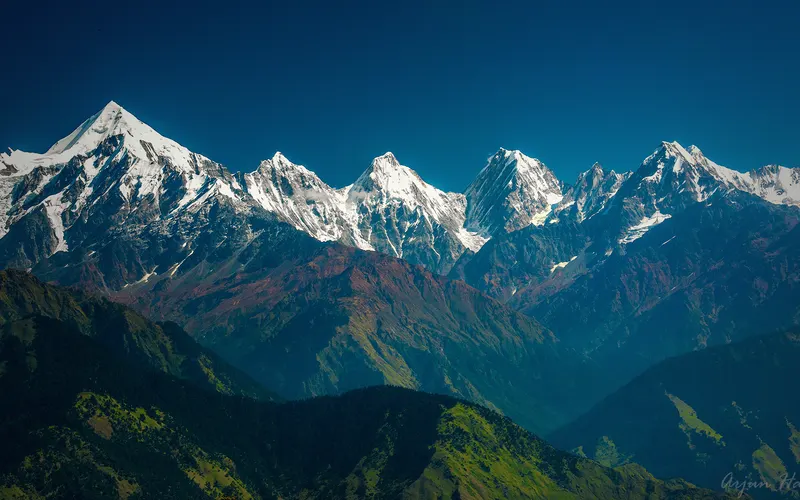 Panchachuli Base Trek: Panchachuli peaks