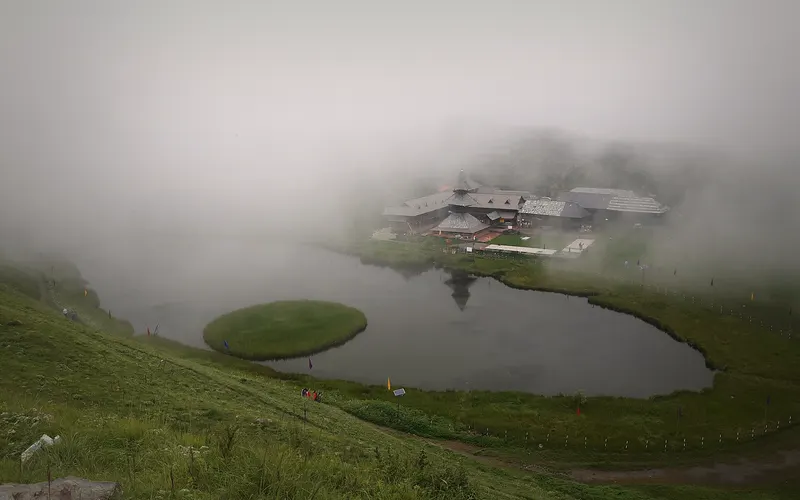 Prashar Lake Trek: At Prashar Lake