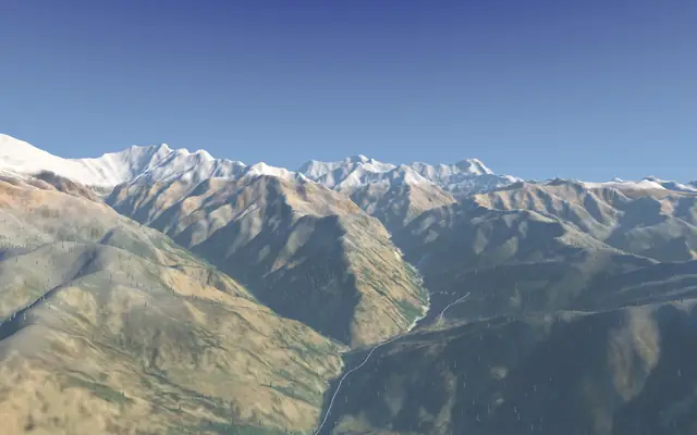 Pindari Glacier in 3D